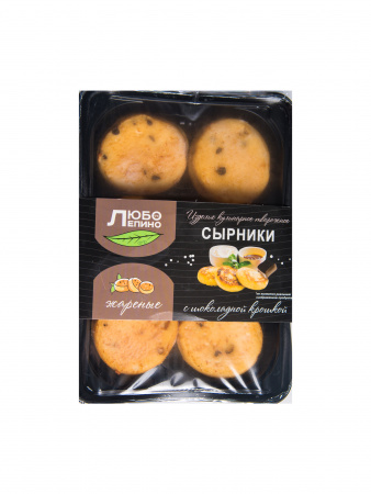 Сырники жареные с шоколадом ТМ "ЛЮБОЛЕПИНО", 330г